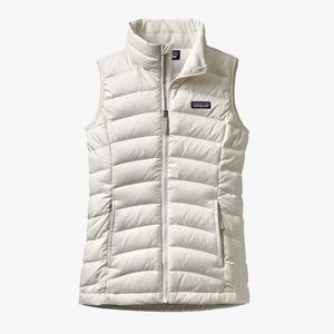 Patagonia Girls medium down sweater vest white